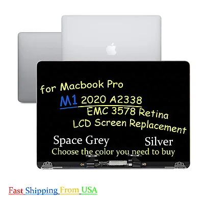 $279 • Buy For MacBook Pro 13 M1 A2338 2020 EMC 3578 MYDC2LL/A LCD Screen Display Assembly