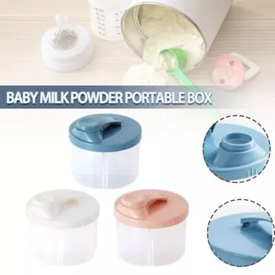 4 Compartments Formula Dispenser Newborn Milk Powder Organizer Storage Box • £5.39