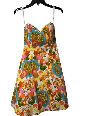 Shoshanna Anthropologie Strapless Floral Dress Size 2 • $140