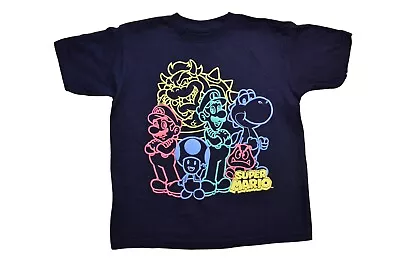 Super Mario Boys Super Mario Raised Print Outline Shirt New Size XXS-XL • $6.99