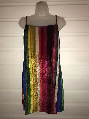 NWT Milly Silk Blend Velvet Mini Slip Dress $395 Size 4 • $90