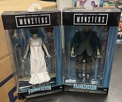 Jada Toys Universal Monsters 6  FRANKENSTEIN'S MONSTER/BRIDE OF FRANKENSTEIN • $24.88