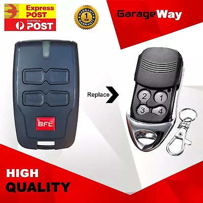 BFT Type B RCB TX2/TX4/0678 Mitto Garage Door Gate Compatible Remote Control New • $10.95