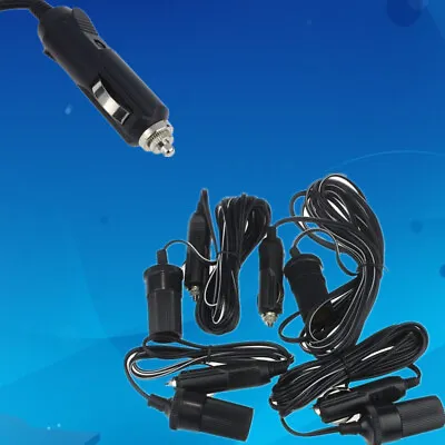 12V 10A Car Accessory Cigarette Lighter Socket Extension Cord Cable 1m • £4.79