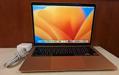 Apple Macbook Air 13.3  Laptop 2020 - M1 Chip - 8GB RAM - 256GB SSD - Gold • $499.99