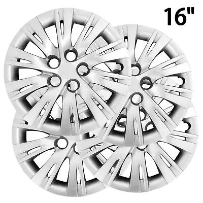 $31.99 • Buy 16  Set Of 4 Wheel Cover Snap On Hubcaps Full Hub Caps Fit R16 Tire & Steel Rim