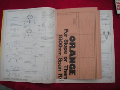 £5 • Buy Aero Modeller Plan Of Orange Box + Original Magazine March 1979