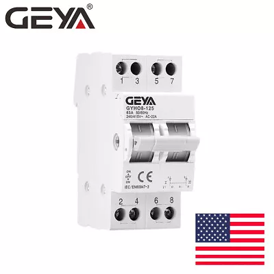 GEYA Manual Changeover Transfer Switch 2P 63A Dual Power 400V For Grid&Generator • $12.53