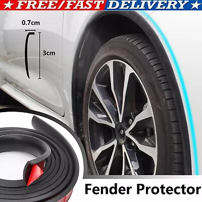 300mm Car Fender Flares Wheel Eyebrow Arch Extension Protector Moulding Strip • $18.69