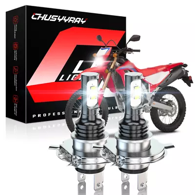 2 Led Headlight Light Bulb For Honda Motorcycle 2021 CRF300L 60/55w: US Seller • $20.99