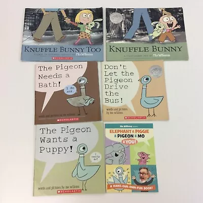 Mo Willems Pigeon Piggie Preschool Kindergarten 1st Grade 6 Picture Book Lot2 • $23.99