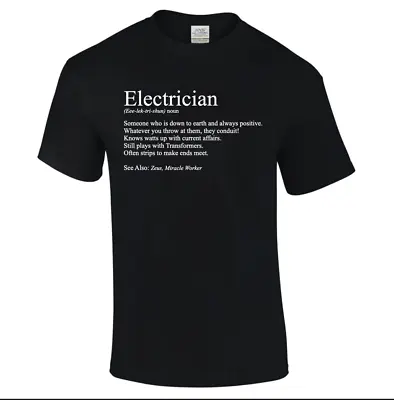 £12 • Buy Funny Electrician T-Shirt