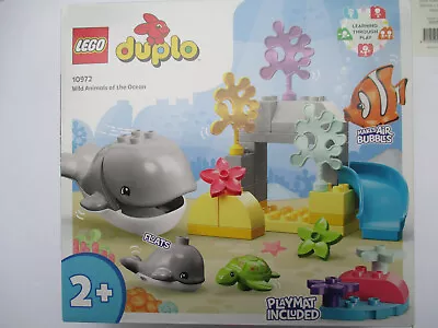 LEGO DUPLO -*Wild Animals Of The Ocean* PLAYMAT INCLUDED #10972 2+ Years NEW! • $28