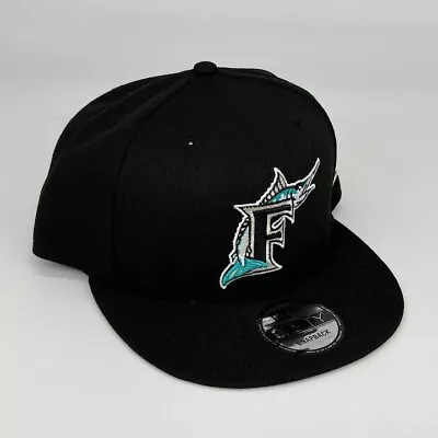 Florida Marlins 950 Adjustable Black Snapback New Era Cap - NWT • $29.69