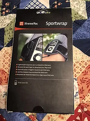 Xtrememac Sportwrap Black Armband For Ipod Nano 4g Nib • $9.99