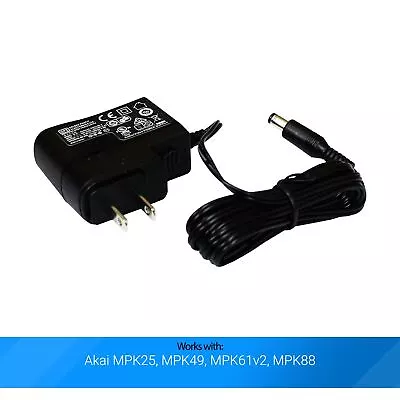 Akai MPK25 MPK49 MPK61v2 MPK88 Power Supply Adapter - PSU Replacement • $39.99