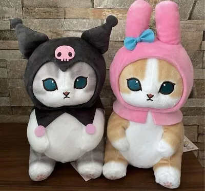 Mofusand X Sanrio Characters My Melody Kuromi Big Plush Doll 22cm Set Of 2 New • $68