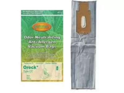 Oreck XL Upright Vacuum Bags Type Style CC CCPK80H Charcoal Odor Reducing Enviro • $10.07