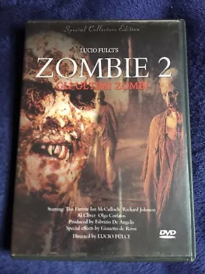 Zombie Flesh Eaters 1979 Zombi 2 R2 Dvd & Soundtrack Lucio Fulci Japan Shock • £30