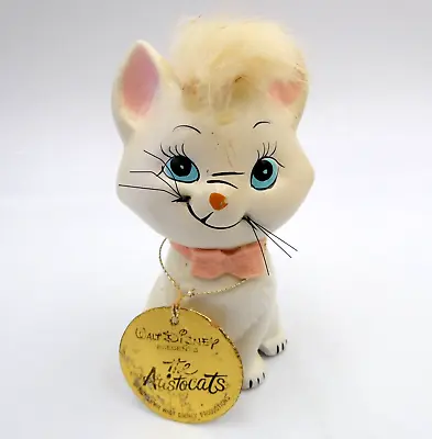 Aristocats Figurine Marie Cat Tag Walt Disney Productions 1968 Japan Vintage • $58.98