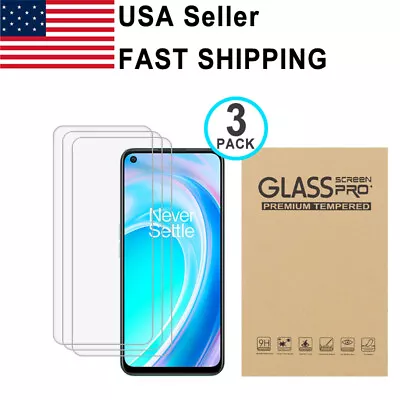 3PK Tempered Glass For OnePlus Nord N10 N20 N30 N100 N200 N300 CE 2 Lite 5G • $3.95