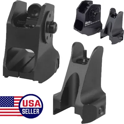 1 Pair Tactical Low Profile Metal Sights Folding Iron Front & Rear Set For DD • $14.96