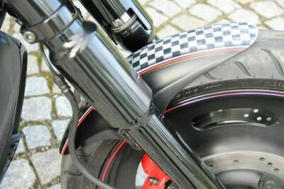 $141.31 • Buy CAFE DRAG SHORT BOBBED FRONT FENDER-02-11 HARLEY DAVIDSON VROD Night Rod