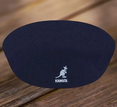 Kangol Original 504 Cap Flat Cap Wool Blue DB404 New Style 0258BC • $58.88