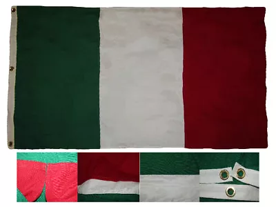 5 X 9.5 Ft Embroidered Sewn Italy Italian 100% Cotton Casket Flag • $88.88