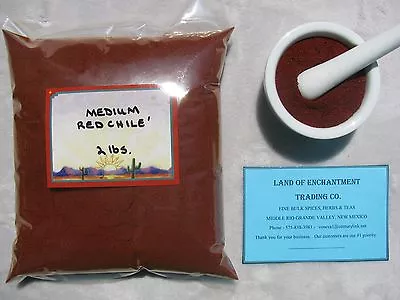 HATCH NEW MEXICO  MEDIUM  RED CHILE POWDER   2 LB  Fresh!  USA SELLER  FREE SHIP • $24.99