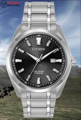 Citizen Eco-Drive Titanium Men's Quartz Watch - AW1248-80E • $134.99
