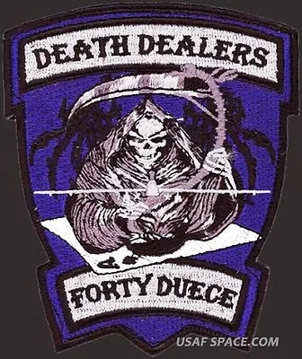 USAF 42nd Attack Sq - Death Dealers - MQ-9 REAPER UCAV DRONE -ORIGINAL VEL PATCH • $11.95