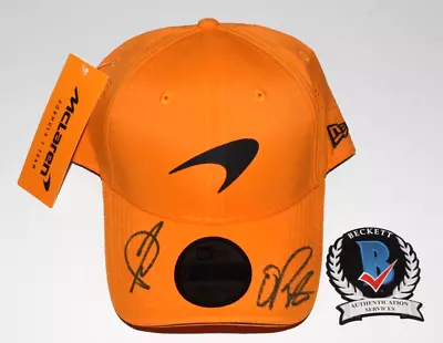 Lando Norris & Oscar Piastri Signed Mclaren Racing Formula 1 F1 Team Hat Beckett • $799.99