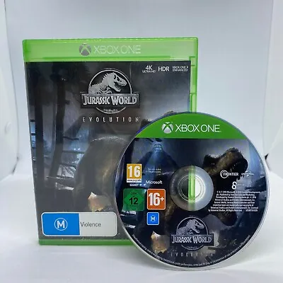 Jurassic World Evolution Xbox One S/X Game Free Postage VGC • $28.99