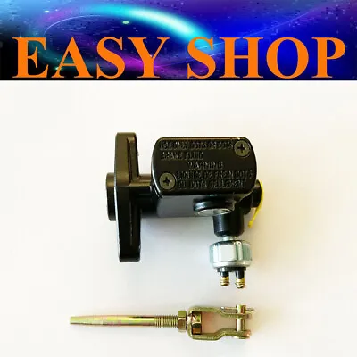 Hydraulic Brake Master Cylinder Single Piston 110cc 125cc ATV Quad Buggy Gokart • $30.91