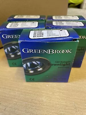 Greenbrook 12v Halogen Downlight Without Lamp White X 5 • £14.75