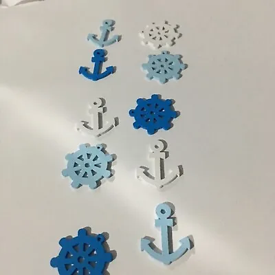 10 Nautical Charms For Jewellery Making Crafts Key Rings  • £1.25