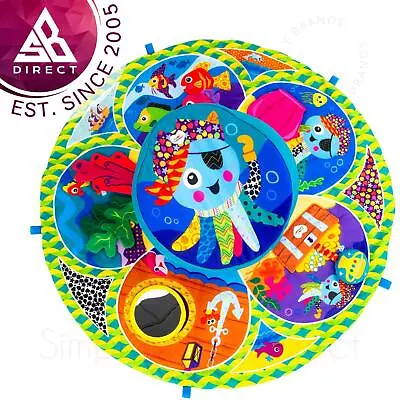 Lamaze Spin & Explore Garden Baby Gym Playmat│Newborns Colourful Tummy Time Fun • £51.29