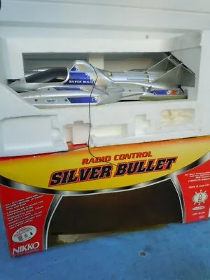 NEW Open Box -Vintage NIKKO Radio Control Silver Bullet RC Speed Boat  • $67.43