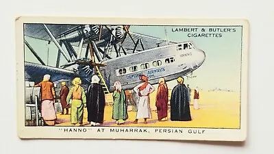 Lambert And Butler Cigarette Cards Empire Air Routes 1936 • £1