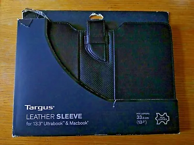 £24.99 • Buy  LEATHER Sleeve Tagus TES606EU 13.3  Ultrabook & Apple Macbook Black 