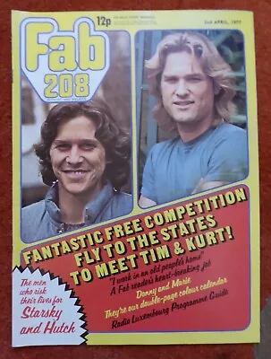 Fab 208 Mag - 2nd April 1977 - Donny & Marie Osmond Kurt Russell Flintlock • £4.99