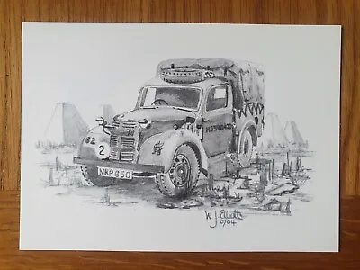 1943 Austin 10hp Postcard Army Military Vehicle WW2 Era Memorabilia  • £1.85