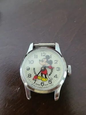 VINTAGE MECHANICAL MICKEY MOUSE Watch Keeping Time • $25