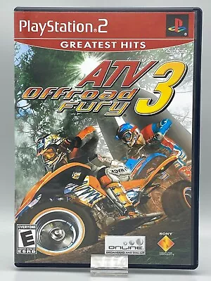 ATV Offroad Fury 3 (Sony PlayStation 2 Greatest Hits 2004) • $7
