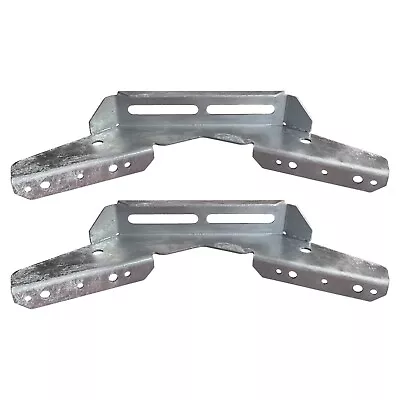 $31.99 • Buy 2 Pack - Pontoon V Wing Bunk Brackets For Boat Pontoon Bolster Trailer