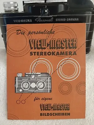 Sawyers Viewmaster Vintage RARE GERMAN Stereo  Camera  Collectible Please Read • $199