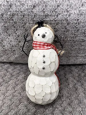 Lang & Wise Ornament  Snowman In Stitches  By Ellen Stouffer • $15