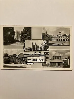 Cambridge Multiview Postcard - Harvey Barton  - Posted 1960 • £0.99