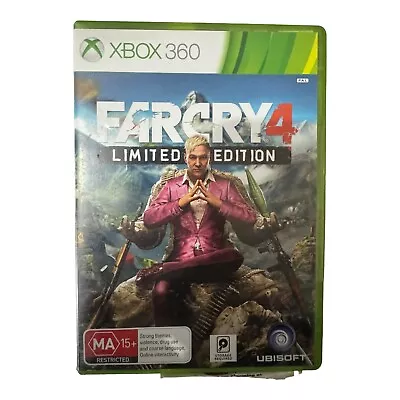 Farcry 4: Limited Edition + Manual - Xbox 360 **Free Postage** Microsoft • $9.95